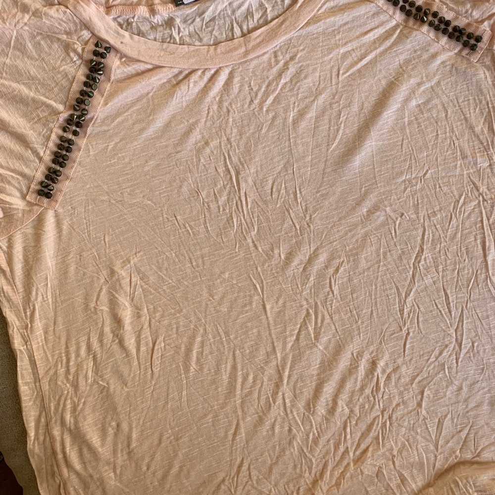 Dots Orange Cream Short Sleeve Tee